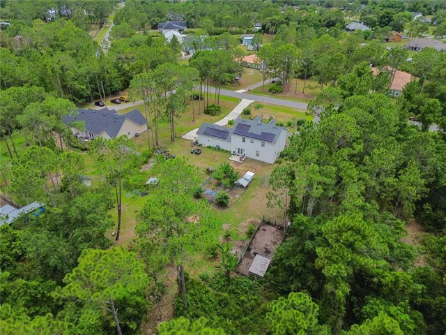 Aerial Back Yard View