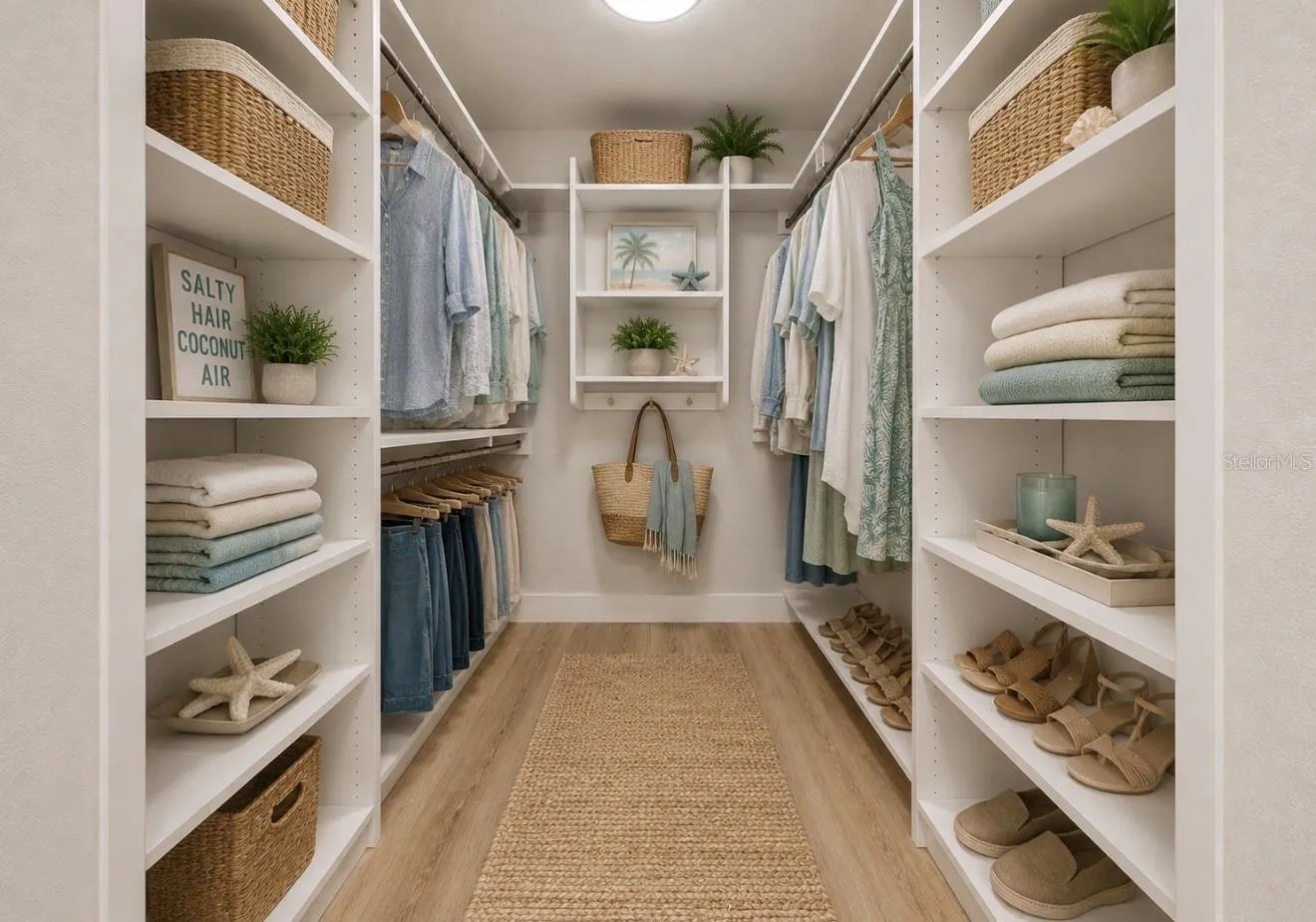 Walk in Closet--In bathroom