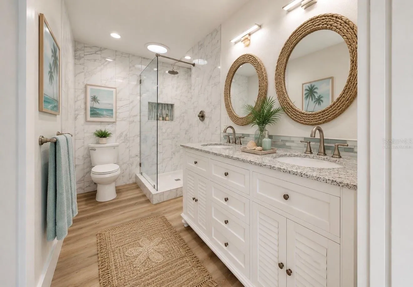 Virtually Staged, Master Bathroom