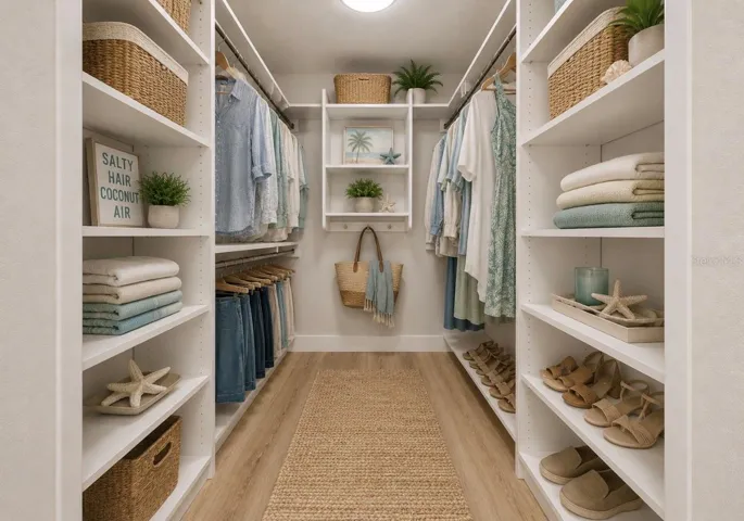 Walk in Closet--In bathroom