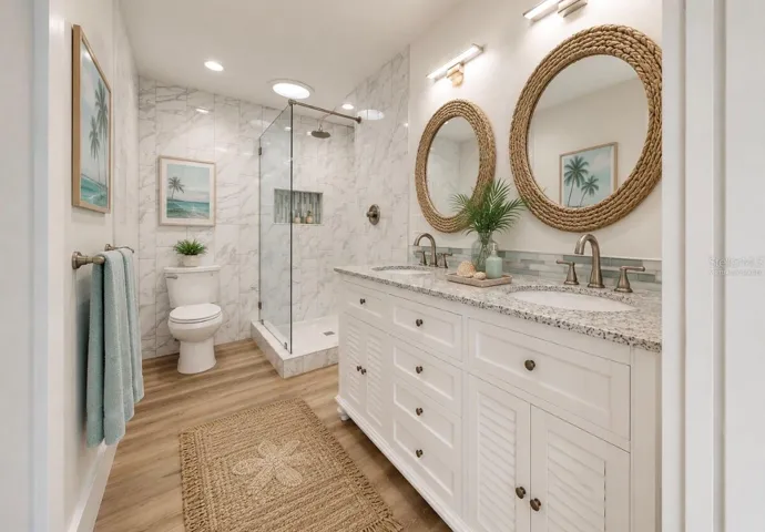 Virtually Staged, Master Bathroom