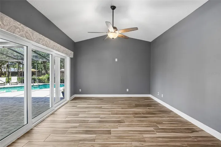 Family Room with view to lanai