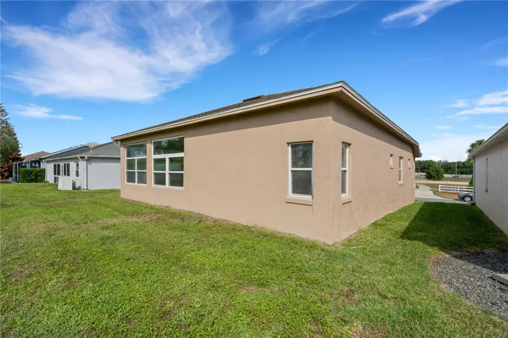 SW corner of house