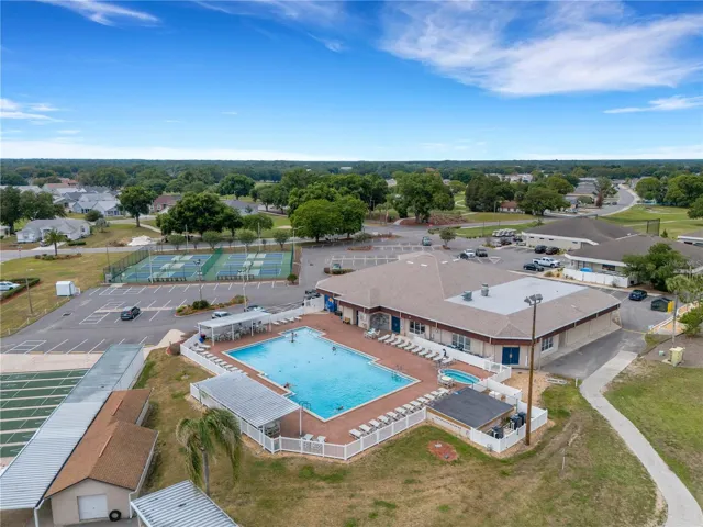 Aerial View of Community Clubhouse