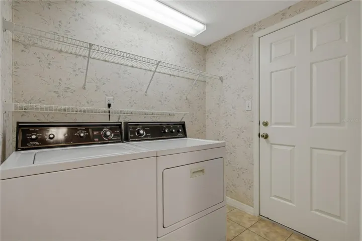 Laundry Room with door leading out to garage