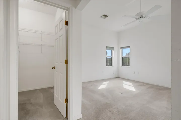 Walk in closet in Primary Bedroom
