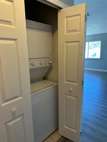 Washer and dryer in each unit