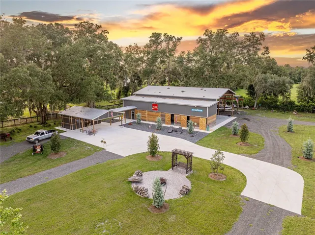 Overhead view of property