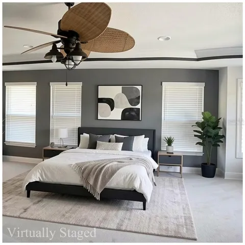 Virtually Staged Owner's Suite