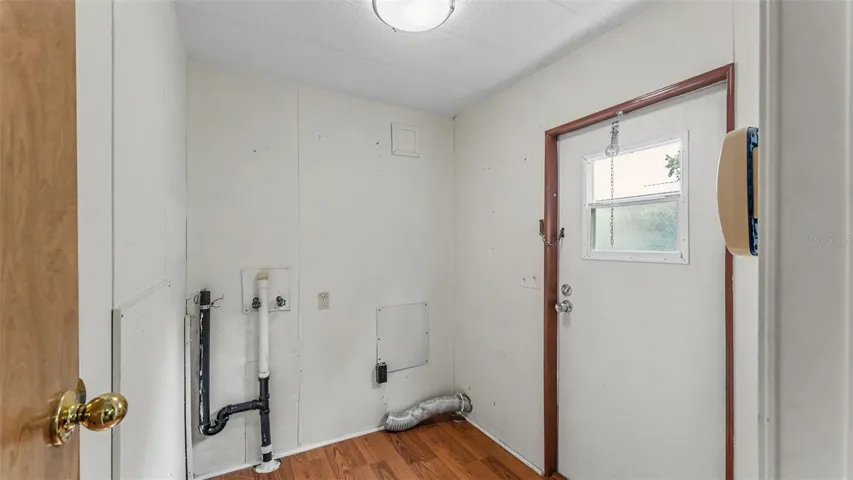 indoor laundry