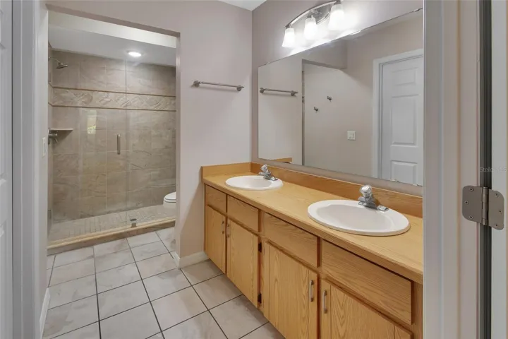 Primary bathroom.
