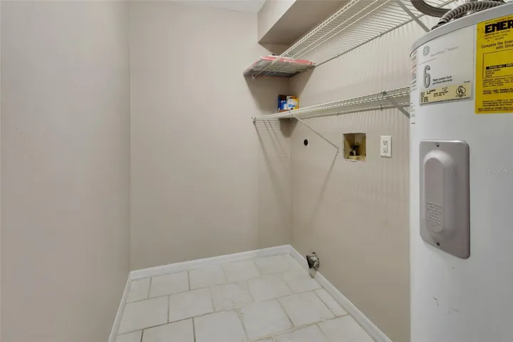 Laundry room.