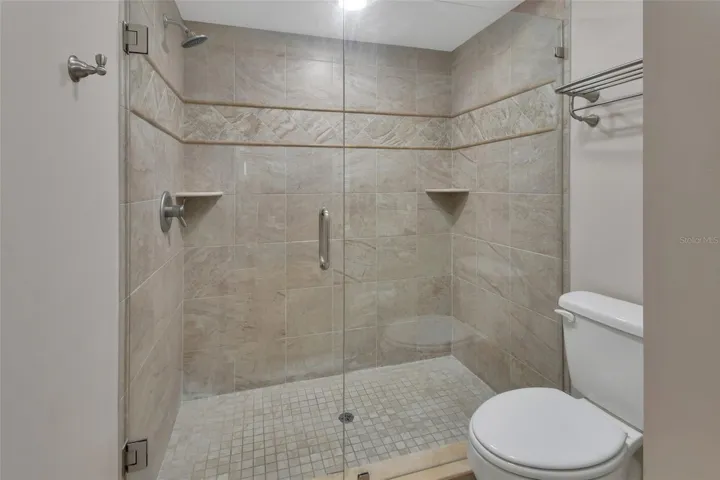 Primary bathroom.