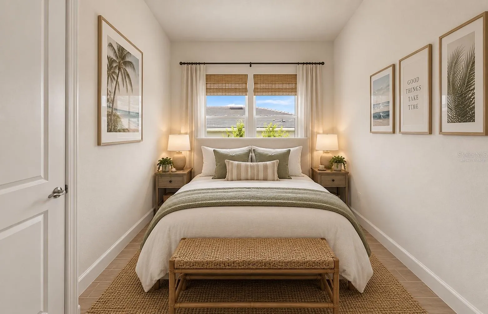 Virtually staged of actual home.