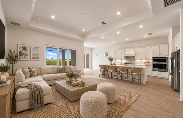 Virtually staged of actual home.