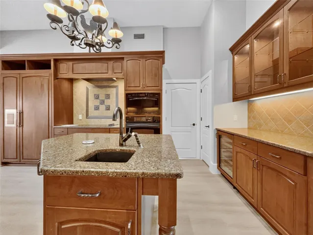 Lots of counter space and prep sink