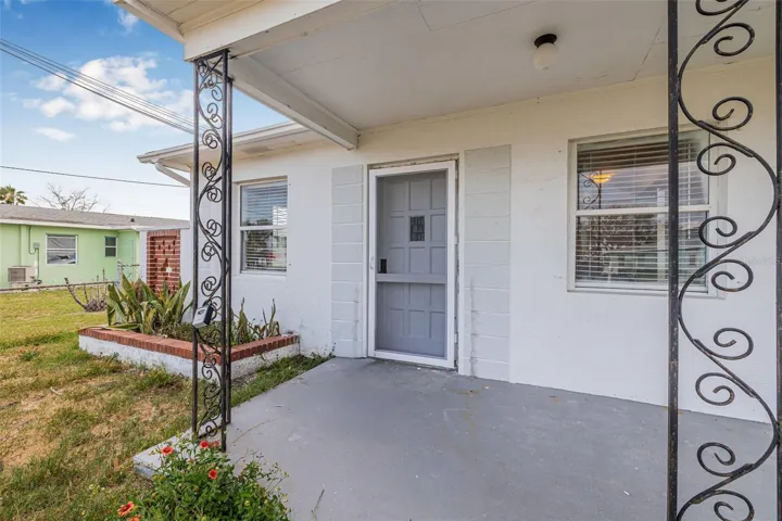 Covered front porch