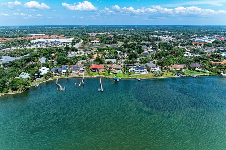 Across from the intercoastal