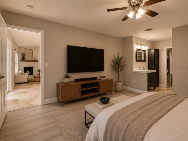Virtually Stage Primary Bedroom
