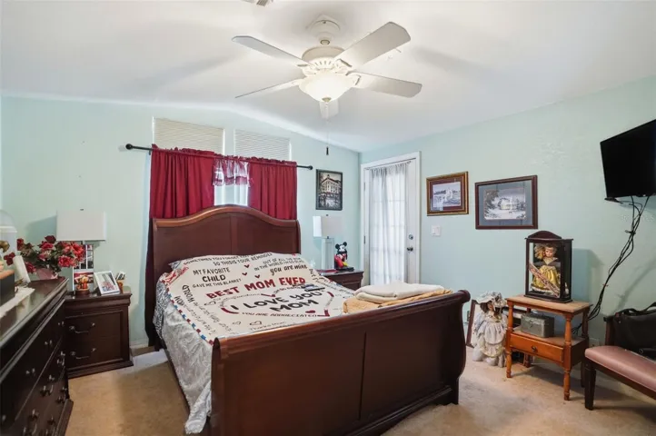 Front Bedroom with door to private screened deck