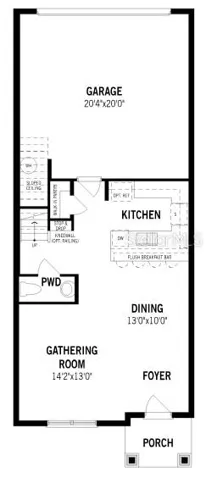 Hickory Grove Lot 48 First Floor