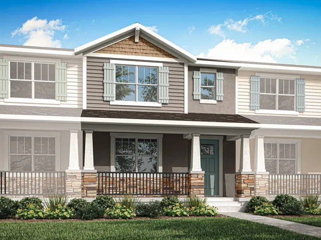 Hickory Grove - Catalina I Floorplan - Craftsman Elevation - Architect's Rendering