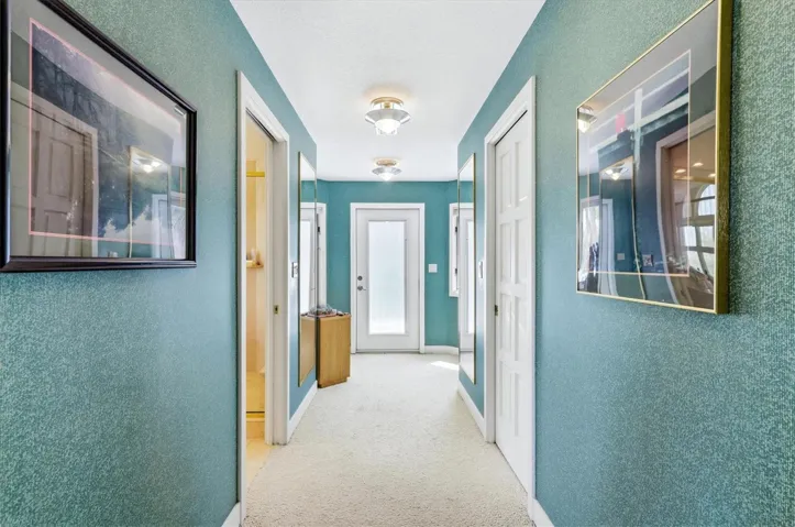 Hallway in Master Suite leads to a walk-in closet and Master Bath