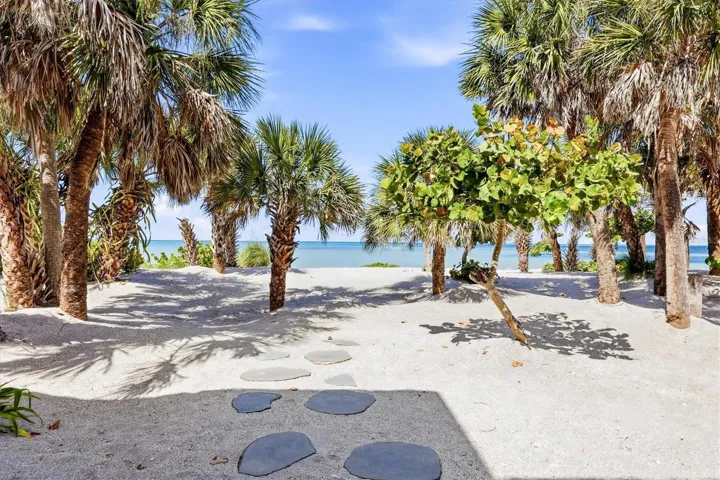 Enjoy shelling, swimming and sunsets from your own backyard