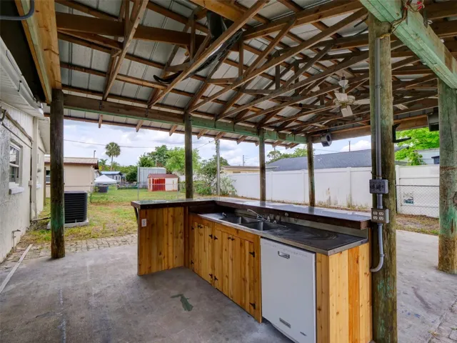 Patio summer kitchen