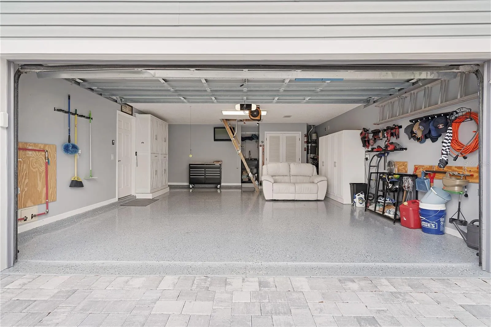Garage with Epoxy Floors