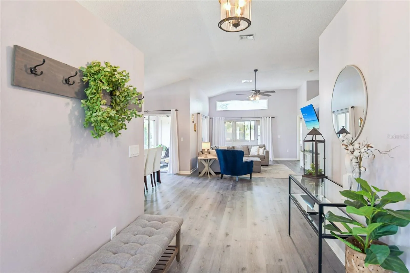 Vaulted ceilings and over 1,800 square feet of living space