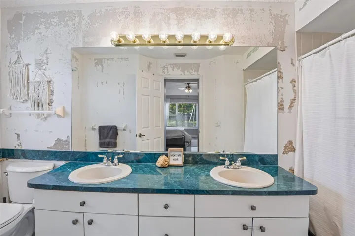 Primary bath is a blank canvas for your vision
