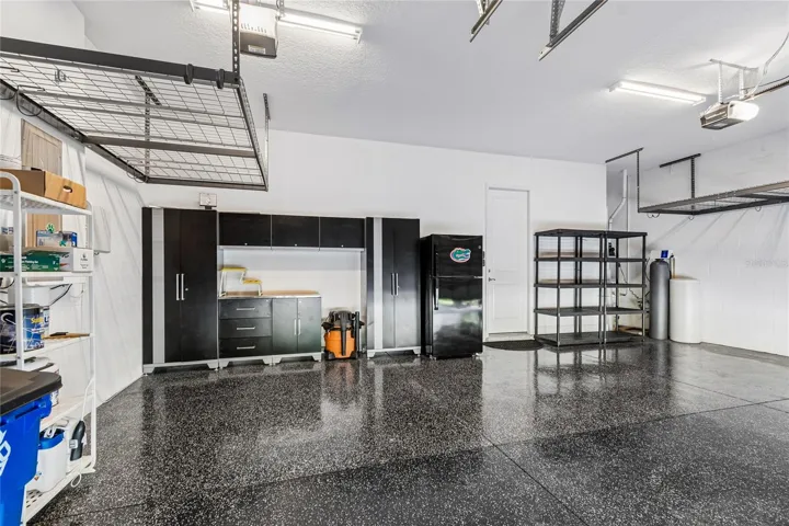 3 Car Garage, Cabinets & Epoxy Floor