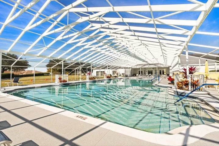 Resort-style heated pool provides the perfect place to swim, relax, and enjoy the sunshine year-round.