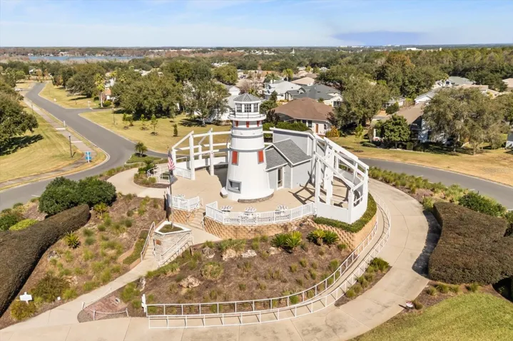 Iconic community lighthouse serves as one of Royal Harbor's most recognizable landmarks.