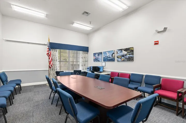 Additional clubhouse gathering space perfect for social events, clubs, and community activities.