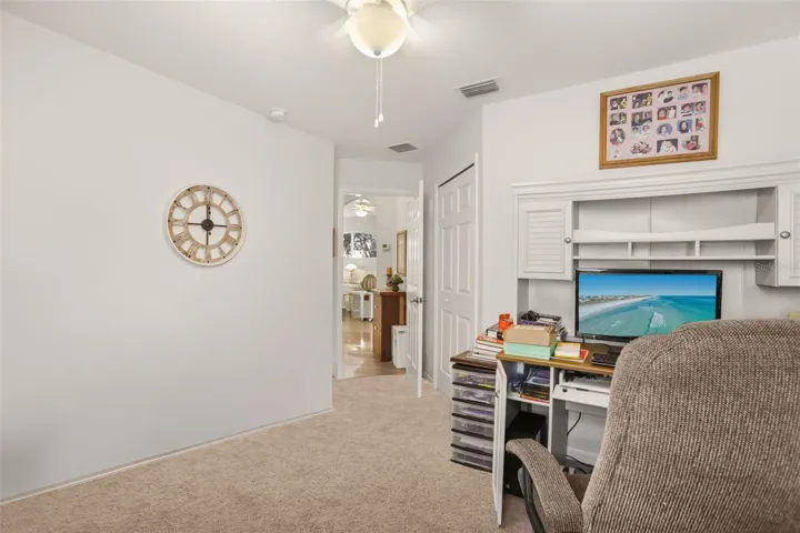 Third bedroom ideal for a home office, hobby room, or additional living space.