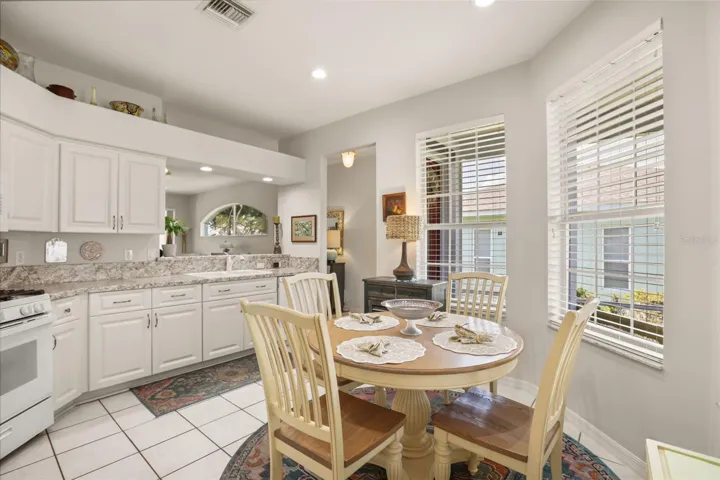 Kitchen and dining area