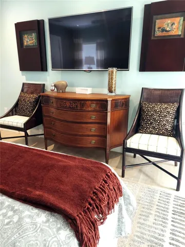 Primary Bdrm TV wall