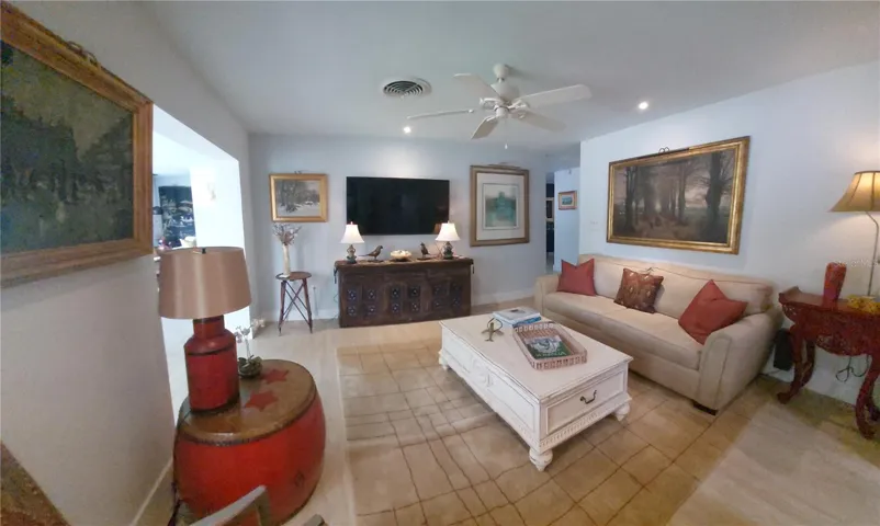 Den with Wet Bar & Bath