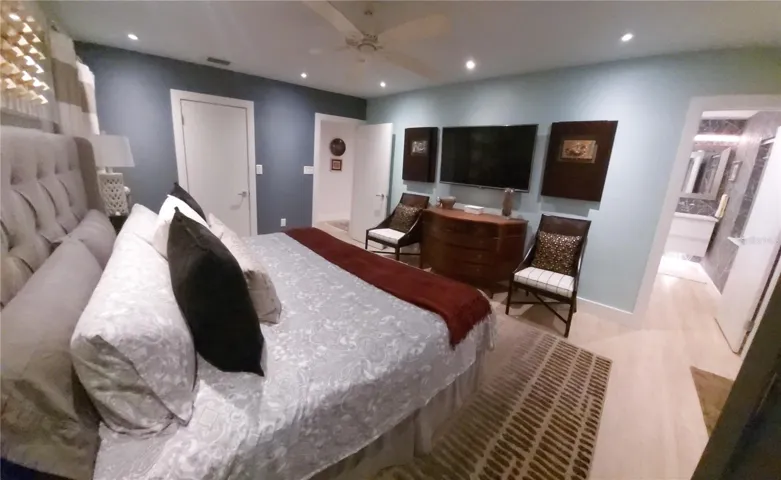 Primary Bdrm TV wall