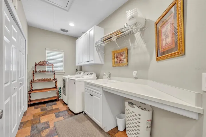 Spacious Laundry Room2 AC Handlers in closet