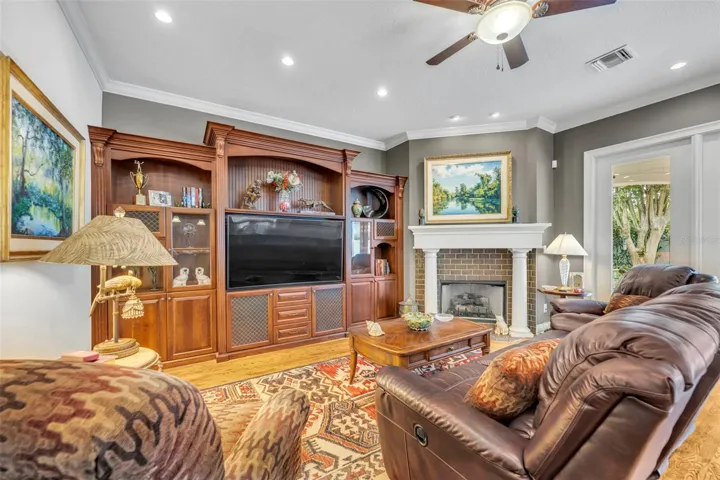 Family Room with Gas Fireplace