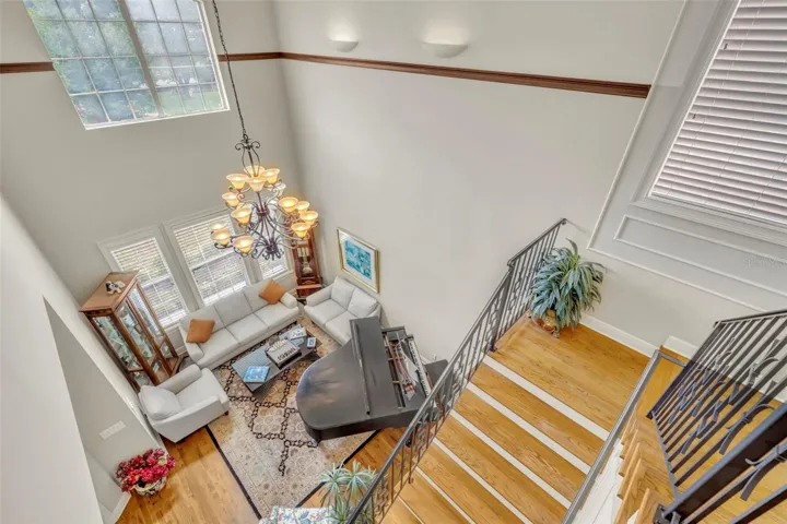 Top of the stairs  looking down