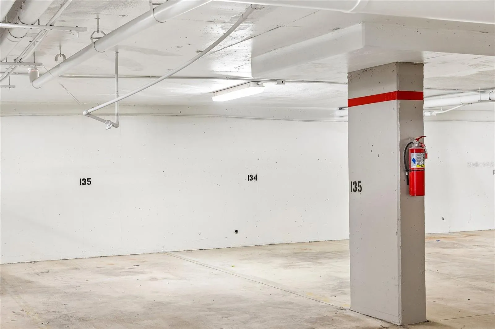 assigned underbuilding parking #135