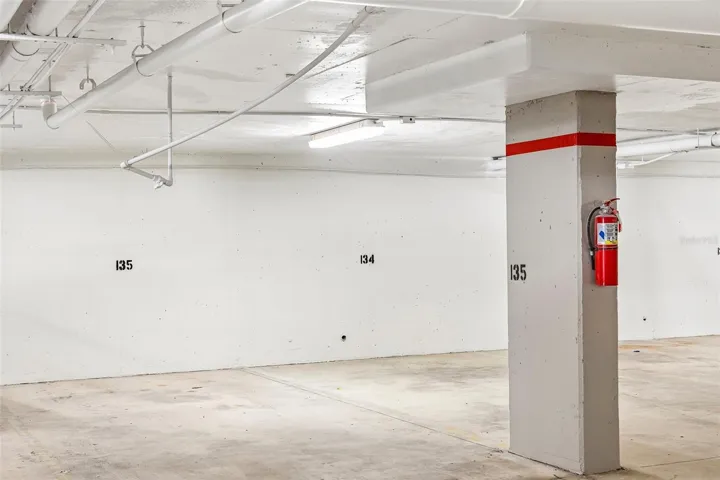 assigned underbuilding parking #135