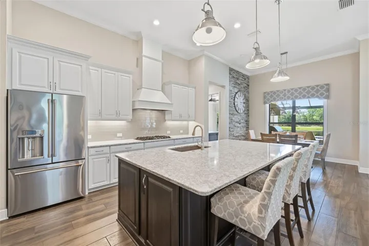 Kitchen - quartz countertops, high end cabinetry