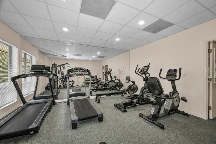 Exercise room.