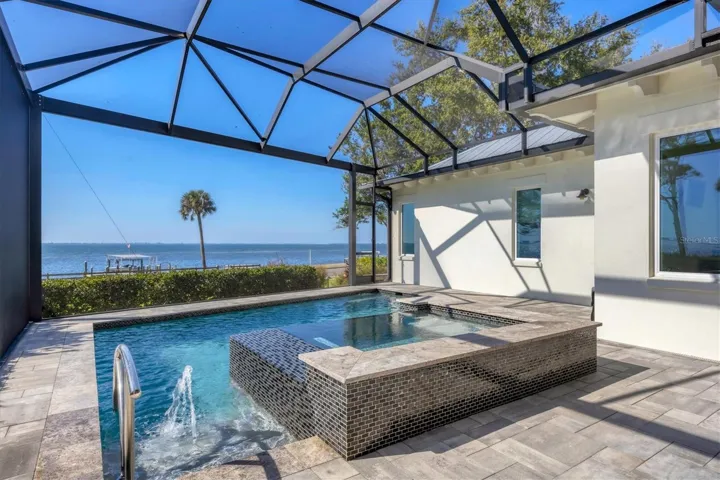 Heated Pool & Spa Overlooking the Bay