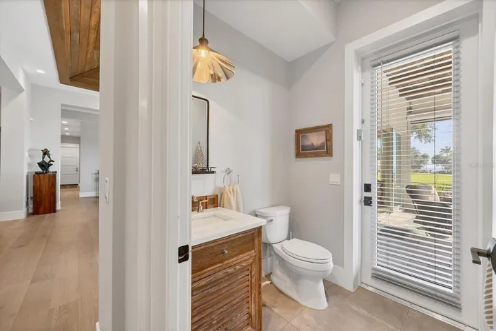 Powder Room With Lanai/Pool Access